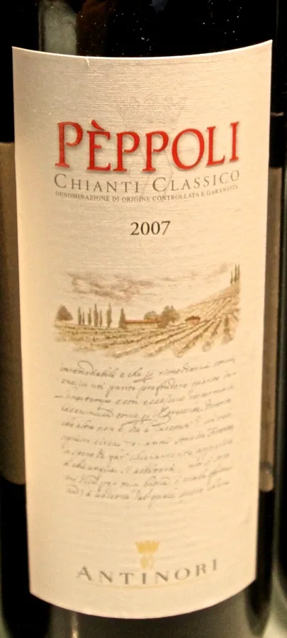 Chianti Classico Péppoli 2007