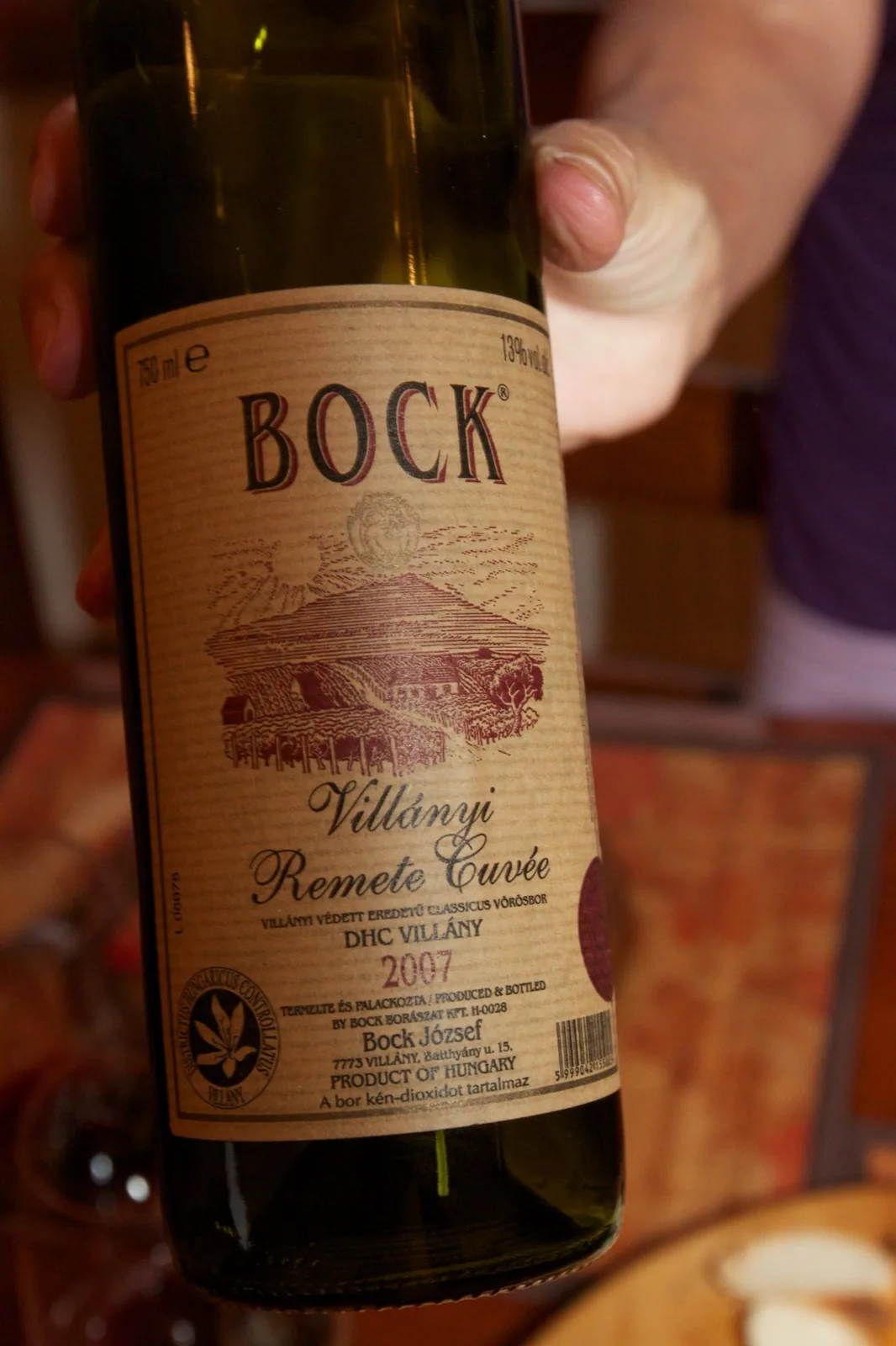 Bock Remete Cuvée 2007